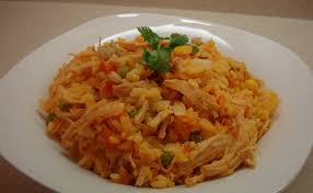 ejemplo de arroz con pollo